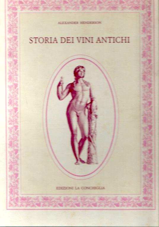 Storia dei vini antichi - copertina