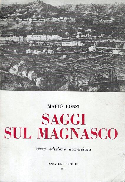 Saggi sul Magnasco - Mario Bonzi,Mario Bonzi - copertina