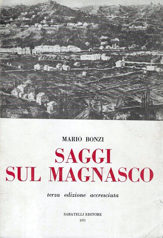 Saggi sul Magnasco - Mario Bonzi,Mario Bonzi - copertina