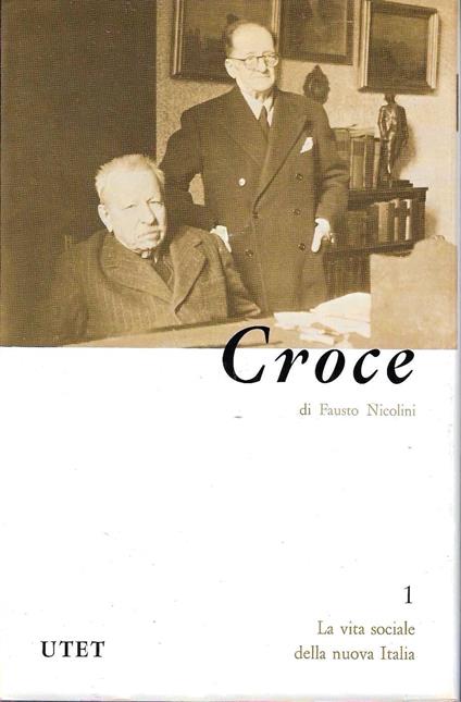 Benedetto Croce - Fausto Nicolini - copertina