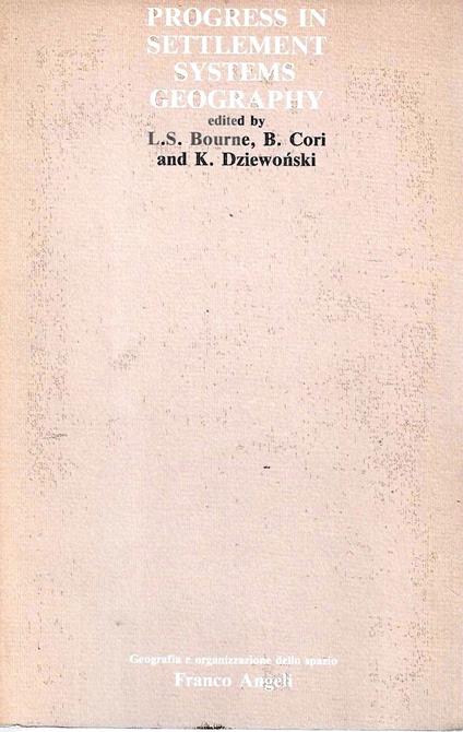 Progress in settlement systems geography - copertina