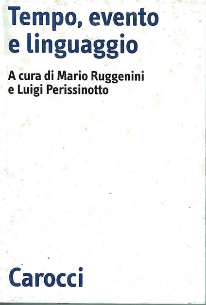Tempo, evento e linguaggio - copertina