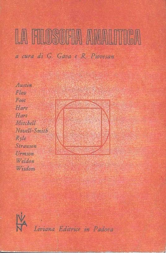La filosofia analitica - copertina