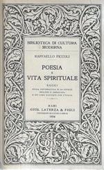 Poesia e vita spirituale. Saggi sulla letteratura e la civiltà inglese e americana e sui loro rapporti con l'Italia