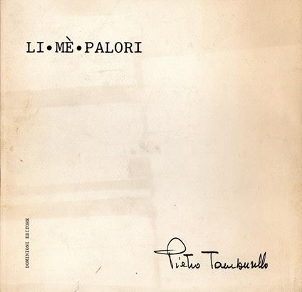 Li mè palori - copertina