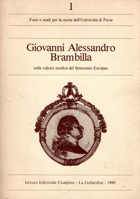 Giovanni Alessandro Brambilla : nella cultura medica del Settecento europeo - copertina