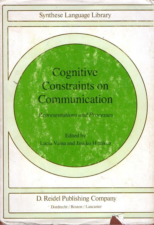 Cognitive constraints on communication : Representations and Process - copertina