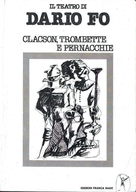 Clacson, trombette e pernacchie - Dario Fo - copertina