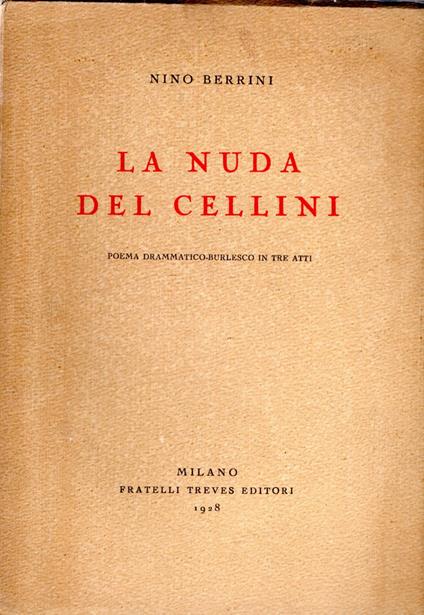 La nuda del Cellini - Nino Berrini - copertina