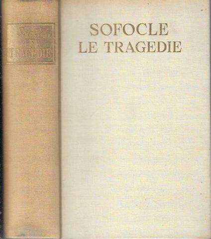 Le tragedie - Sofocle - copertina