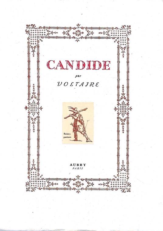 Candide - Voltaire - copertina