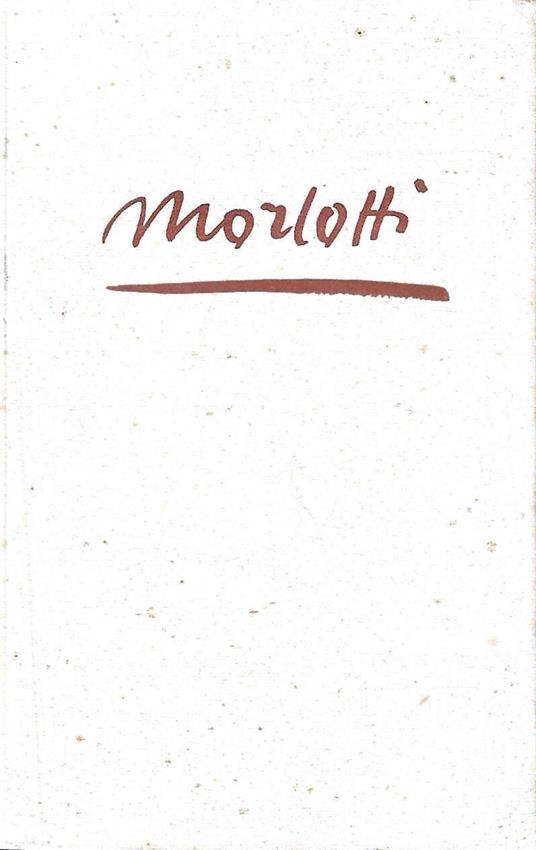 Morlotti - Giovanni Testori - copertina
