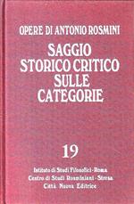 Saggio storico critico sulle categorie. (Opere di Antonio Rosmini, n.19)