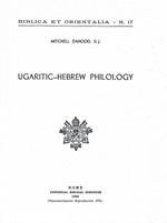 Ugaritich-Hebrew Philology