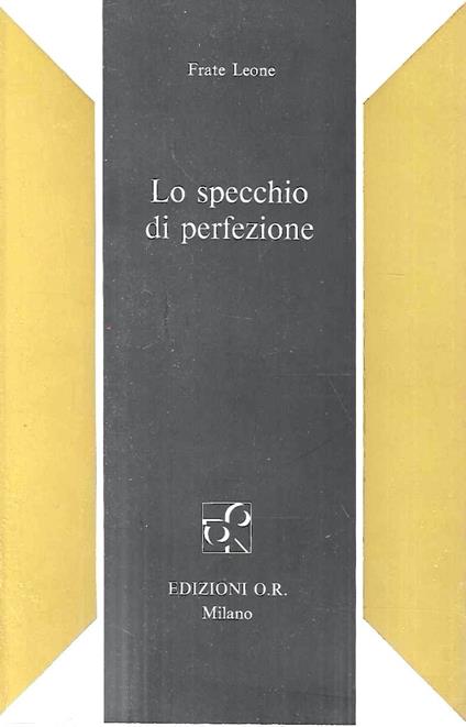 Lo specchio di perfezione - Leone Frate - copertina