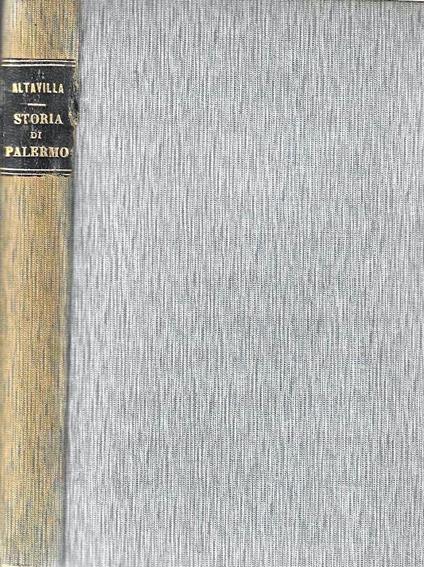 Breve storia di Palermo dalla sua fondazione sino ai nostri giorni - copertina