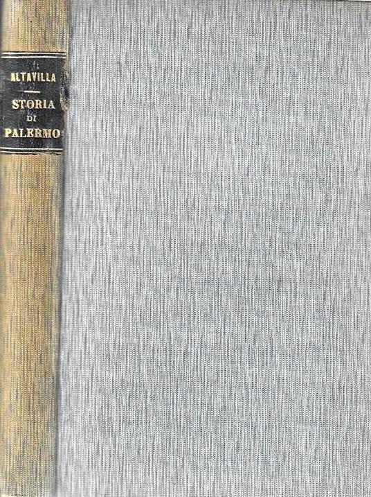 Breve storia di Palermo dalla sua fondazione sino ai nostri giorni - copertina