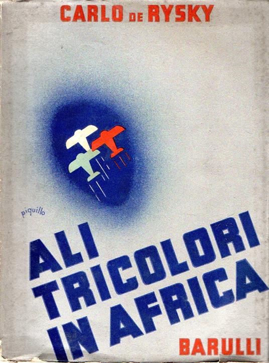 Ali tricolori in Africa - Carlo De Rysky - copertina
