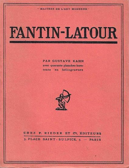 Fantin-Latour - Gustave Kahn - copertina