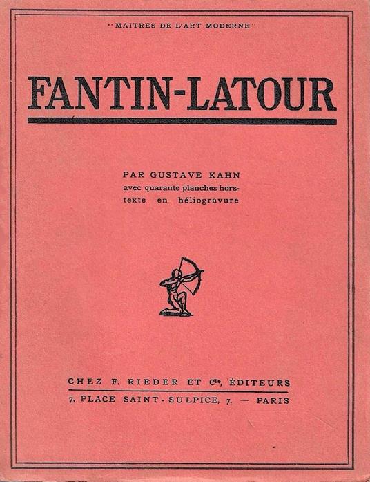 Fantin-Latour - Gustave Kahn - copertina