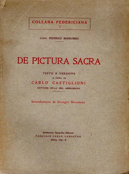 Autografato! De Pictura Sacra - copertina