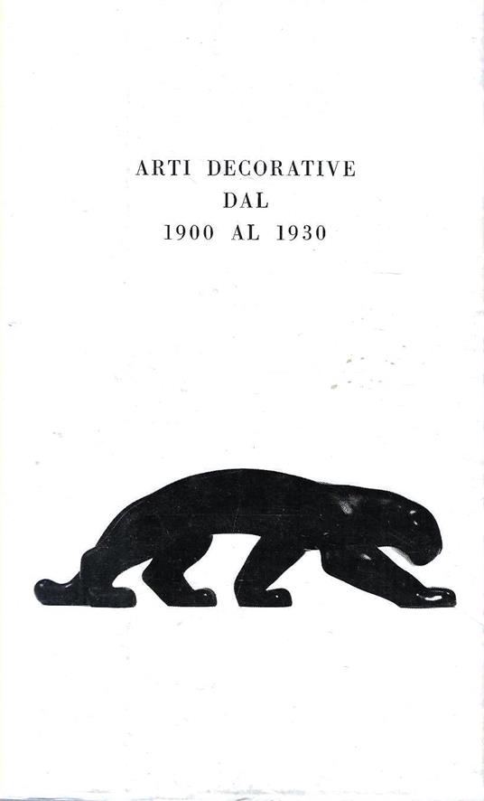 Arti decorative dal 1900 al 1930 - copertina