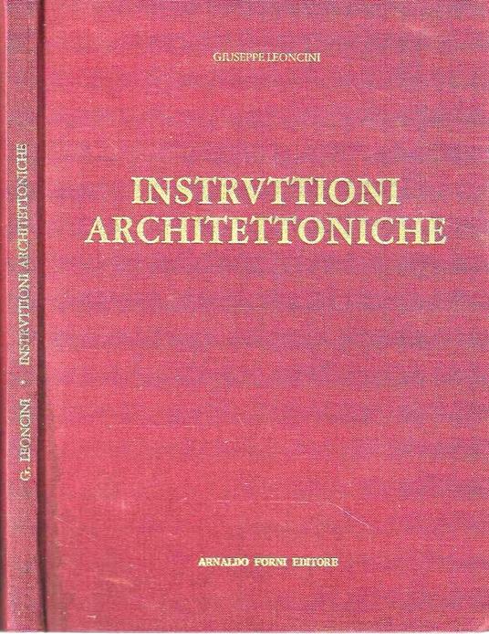 Instruttioni archtettoniche - copertina