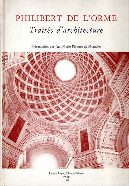 Traités d'architecture - copertina