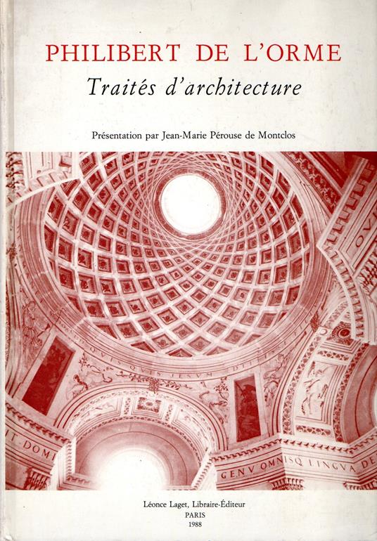 Traités d'architecture - copertina