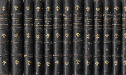 Memoires complets et authentiques du Duc de Saint-Simon sur le siecle de Louis XIV et la regence (13 vol.) - copertina