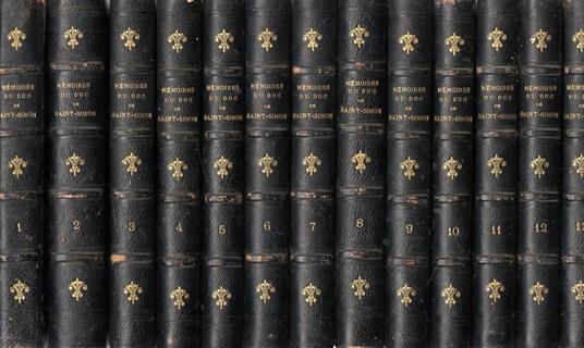 Memoires complets et authentiques du Duc de Saint-Simon sur le siecle de Louis XIV et la regence (13 vol.) - copertina