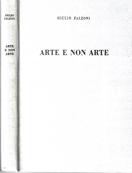 Autografato ! Arte e non arte - Giulio Falzoni - copertina