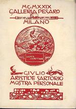 Mostra personale del pittore Giulio Aristide Sartorio. Galleria Pesaro - Milano, gennaio 1929