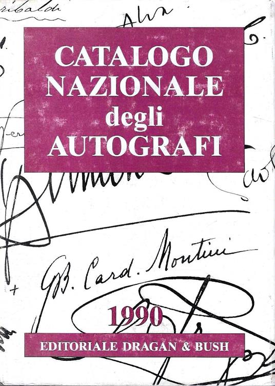 Catalogo nazionale degli autografi - copertina
