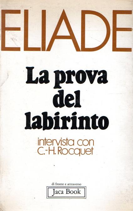La prova del labirinto : Intervista - copertina