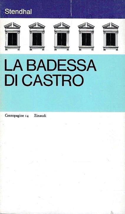 La badessa di Castro - Stendhal - copertina