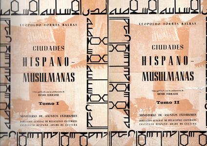 Ciudades Hispano-Musulmanas (2 vol.) - copertina