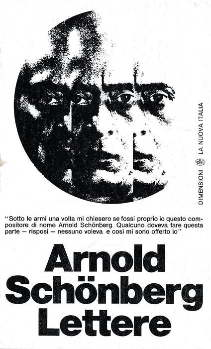 Arnold Schonberg. Lettere - copertina