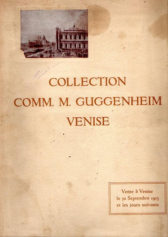 Collection Comm. M. Guggenheim Venise - copertina