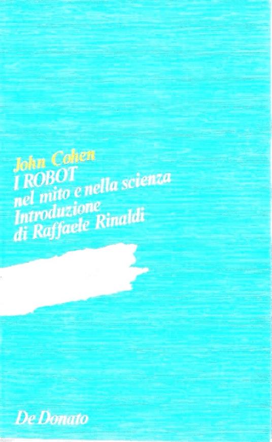 I robot nel mito e nella scienza - copertina