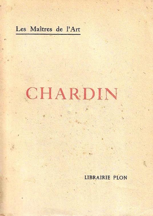Chardin - Edmond Pilon - copertina