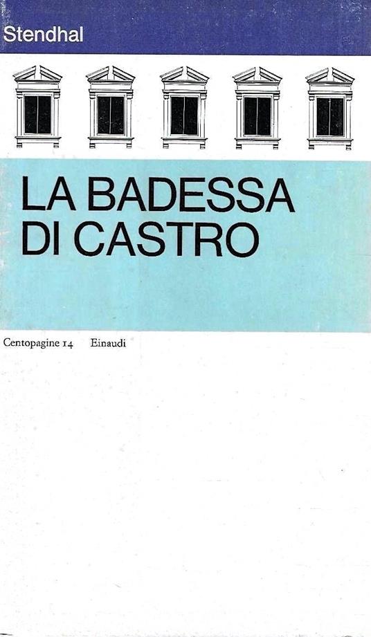 La Badessa di Castro - Stendhal - copertina