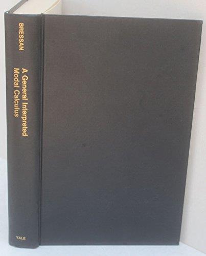 General Interpreted Modal Calculus - Aldo Bressan - copertina