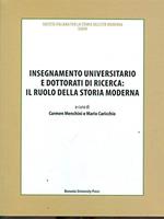Insegnamento universitario e dottorati di ricerca: il ruolo della storia moderna