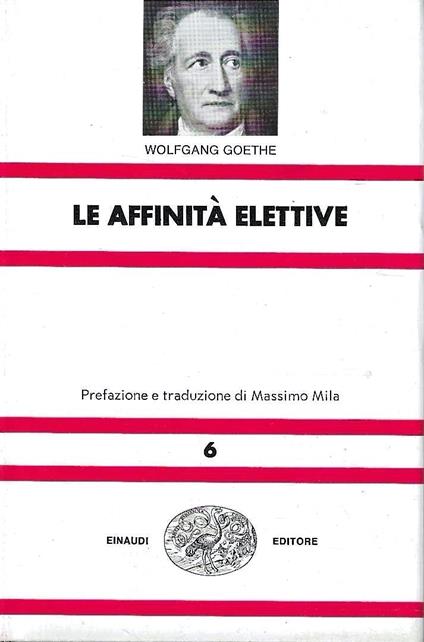 Le affinità elettive - Johann Wolfgang Goethe - copertina