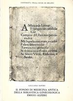 Il fondo di medicina antia della biblioteca ginecologica Emilio Alfieri