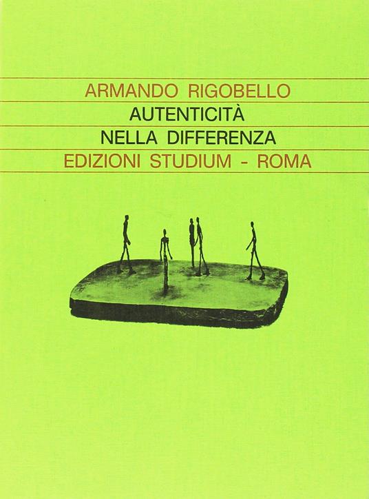 Autenticità nella differenza - Armando Rigobello - copertina