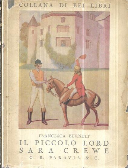 Il piccolo Lord, Sara Crewe - copertina