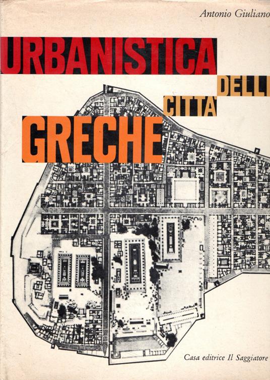 Urbanistica delle città greche - Antonio Giuliano - copertina