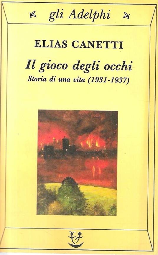 Il gioco degli occhi. Storia di una vita (1931-1937) - Elias Canetti - copertina